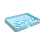 housse de savon en silicone forme feuille
