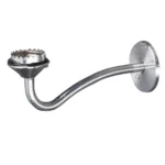 porte savon cristal inox