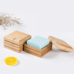 porte savon en bois boite