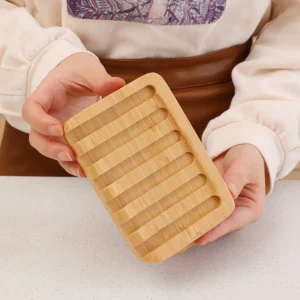 porte savon en bois design
