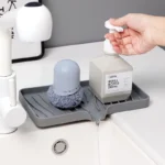Support porte savon en silicone