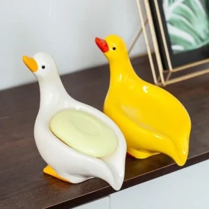 Porte savon en forme de canard