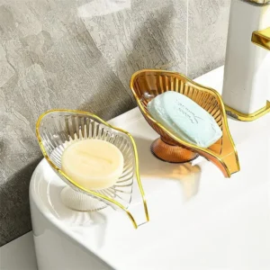 porte savon transparent